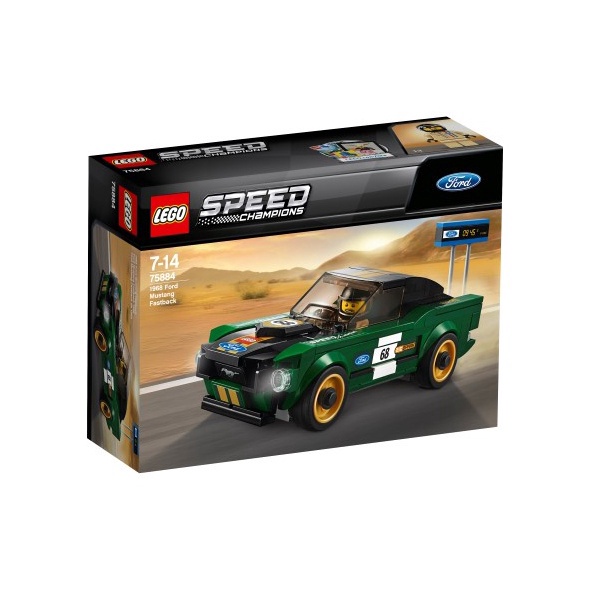 Конструктор LEGO® Speed Champions 1968 Ford Mustang Fastback 75884 75884
