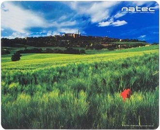 Hiirematt Natec, 18 cm x 22 cm x 0.2 cm, roheline