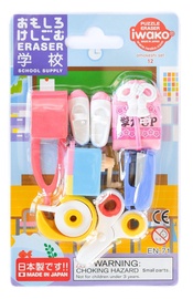 Dzēšgumija- puzles komplekts Iwako Puzzle Eraser School Supply 1 Set, daudzkrāsaina