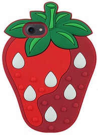 Mocco 3D Strawberry Back Case For Apple iPhone 7 Plus/8 Plus Red