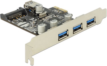 Delock PCIE Card USB 3.0 ports 3 x External + 1 x Internal 89301