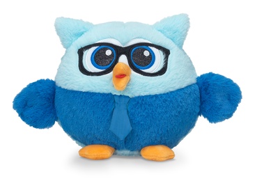 Плед Dormeo Owl Emotion Family, синий, 130 см x 180 см