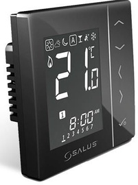 Термостат Salus Controls VS10BRF, крепится на стену, черный, 5 - 35 °С