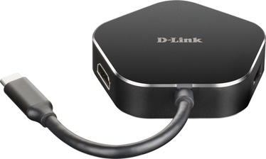 Адаптер D-Link DUB-M420, USB Type C/HDMI/2 x USB 3.0 Type A