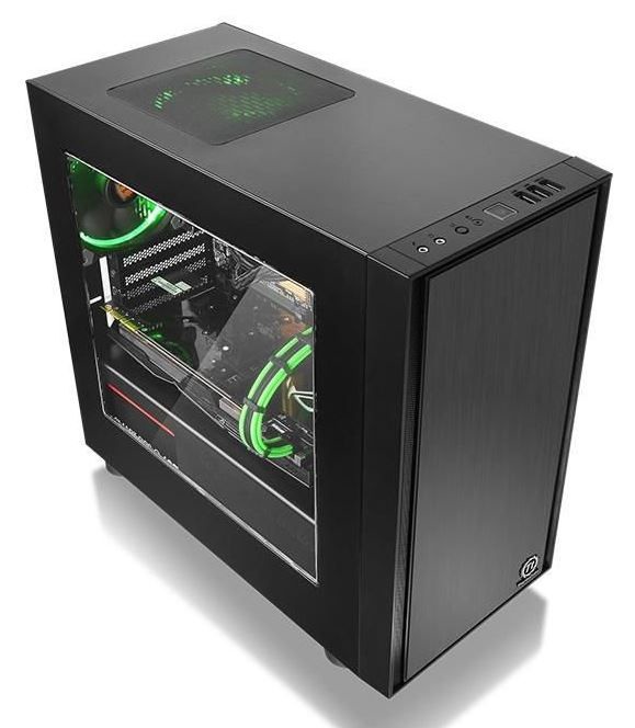 Kompiuterio korpusas Thermaltake, juoda