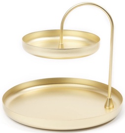 Umbra Poise Two Tiered Accessory Tray Brass