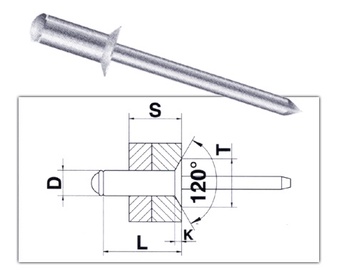 KNIEDES AL AR GREMDG.D4.8X16 50GB 32689 (VAGNER SDH)