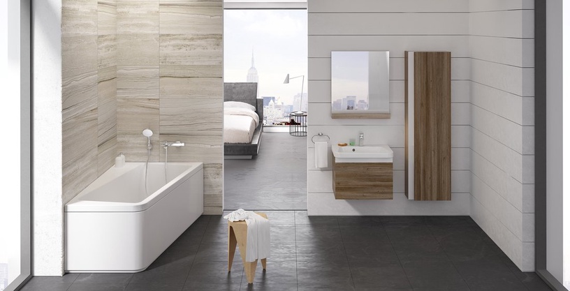 Vannas istabas izlietne Ravak 10°, kompozītmateriāls, 650 mm x 480 mm x 141 mm
