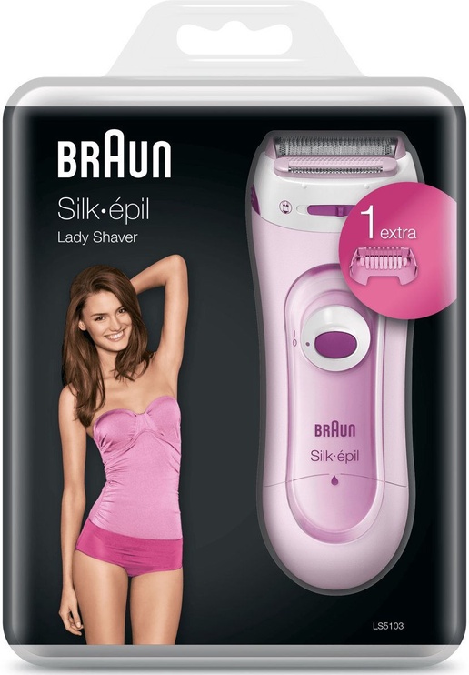 Эпилятор Braun Silk-Epil LS5103, розовый