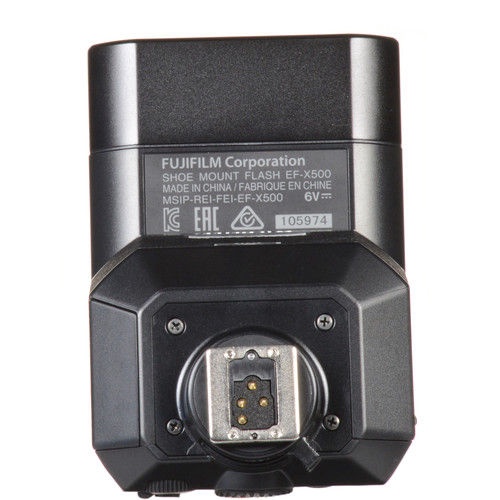 Blykstė Fujifilm EF-X500, 124 mm x 107.3 mm x 67.2 mm