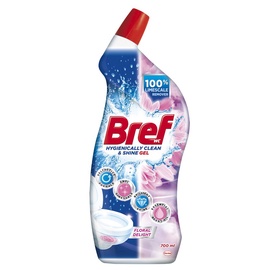 Unitazų gelis Bref Higienically Clean & Shine Floral Delight, 0,7 l