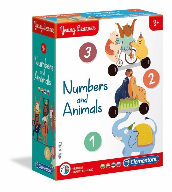 Lauamäng Clementoni Numbers And Animals 50591