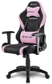 Игровое кресло Sharkoon Skiller SGS2 Jr., 49 x 43 x 104 - 110 см, черный/розовый