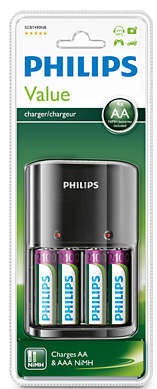 Bateriju lādētājs Philips SCB1490NB/12
