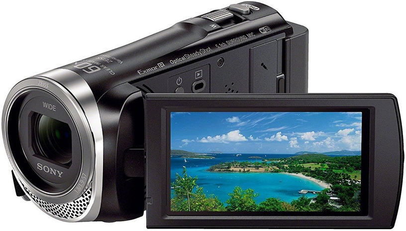 Vaizdo kamera Sony HDR-CX450, juoda, 1280 x 720