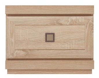 Black Red White Oregon Nightstand KOM1S Sonoma Oak