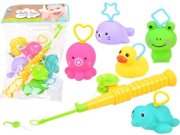 Vannas rotaļlieta Rubber Animals Baby toys, 6 gab.