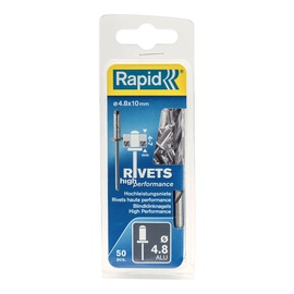 KNIEDES AL 4,8X10MM, 50 GAB. + DRILL C (RAPID)