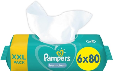 Mitrās salvetes Pampers Fresh Clean, 480 gab.
