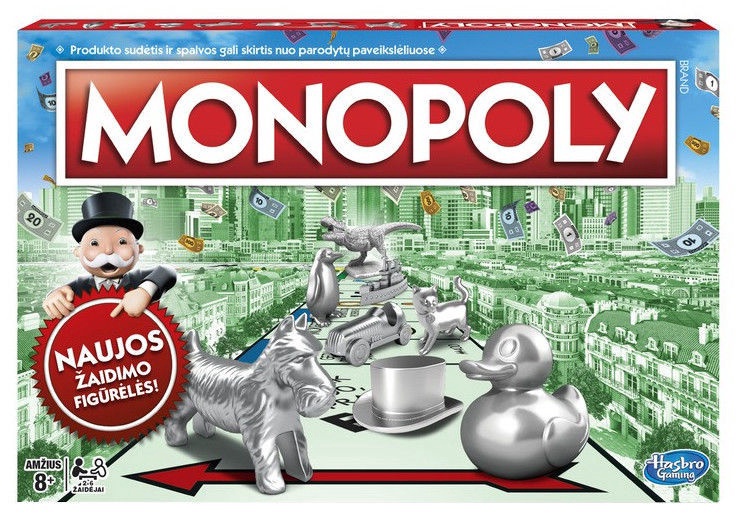 Galda spēle Hasbro Gaming Monopoly 00009, LT