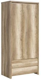 Black Red White Hallway Unit Kaspian 2 Monument Oak