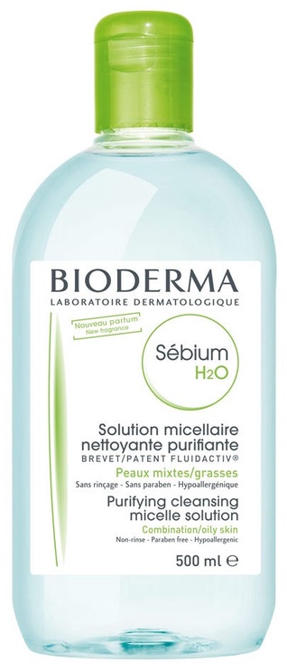 Kosmētikas noņemšanas līdzeklis Bioderma Sebium H2O, 500 ml, sievietēm