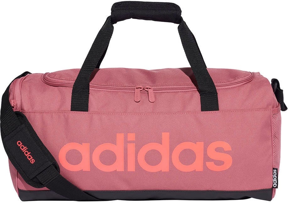 adidas linear logo small duffel bag