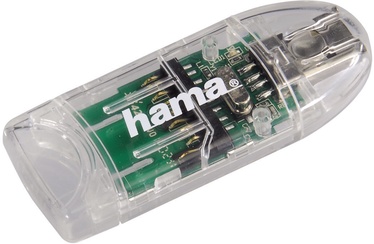Hama 8in1 USB 2.0 Card Reader SD/microSD Transparent