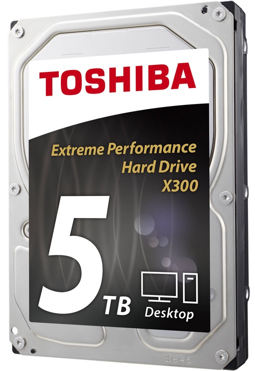 Kietasis diskas (HDD) Toshiba X300 HDWE150EZSTA, 3.5", 5 TB