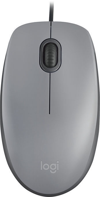 Kompiuterio pelė Logitech M110 Silent, pilka