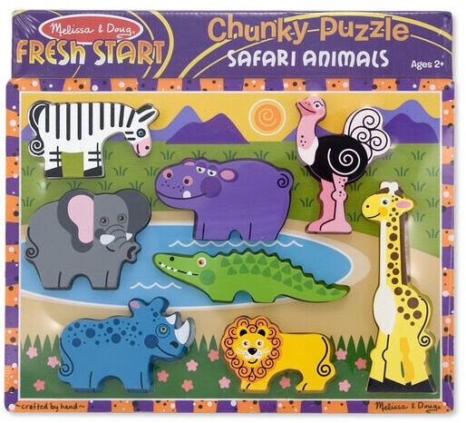 melissa and doug chunky puzzle safari