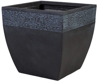 Vazonas Home4you Flowerpot Flore-3 H31cm Dark Gray