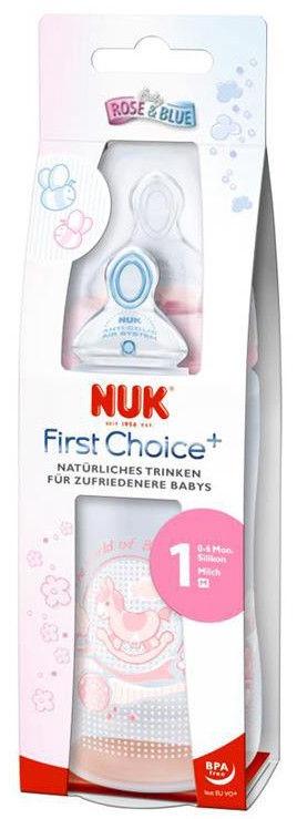 Kūdikių buteliukas Nuk, 0.3 ml, 0 mėn.