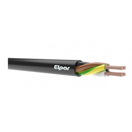 Gumijas kabelis Elpar H05RR-F, Eca, 500 V, 100 m, 2 x 1 mm²