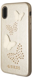 Guess Studs And Sparkle Hard Back Case For Apple iPhone X Beige