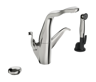 Virtuvinis maišytuvas su ventiliu indaplovei, ALESSI Swan by Oras, 8227F