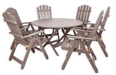 Folkland Timber Folding Garden Set Canada 6 Graphite