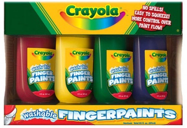 Crayola Washable Fingerpaints 4pcs