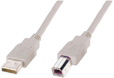 Vads Logilink USB A to USB B USB 2.0 A male, USB 2.0 B male, 3 m, melna