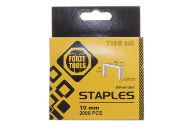 Скобы для степлера Forte Tools 1010HD, 10.8 мм x 1.25 мм, 2000 шт.