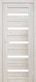 Полотно межкомнатной двери Omic Cortex 07, универсальная, серый/дубовый, 200 см x 80 см x 4 см