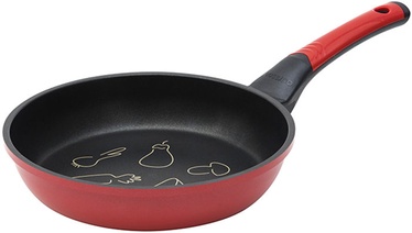 Oursson PF2620D/RD 26cm Fry Pan Diamond Red T-MLX20043