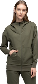 Audimas Soft Touch Modal Zip-Through Hoodie Olive Night L