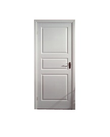 Полотно межкомнатной двери Viljandi Caspian, универсальная, белый, 204 x 72.5 x 4 см