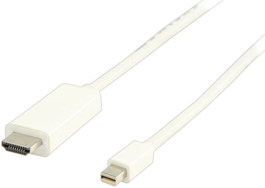 ValueLine Cable Displayport-mini to HDMI White 2m