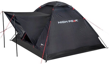 Trīsvietīga telts High Peak Beaver 3, melna