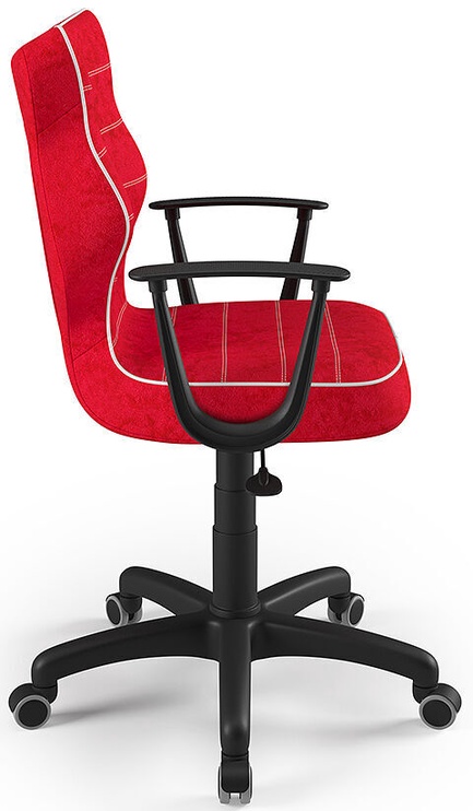 Детский стул с колесиками Norm, черный/красный, 37 см x 101 см