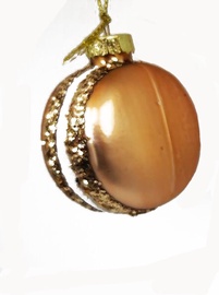 Елочное украшение Christmas Touch EBG044794-3, oранжевый, 65 мм, 4 шт.