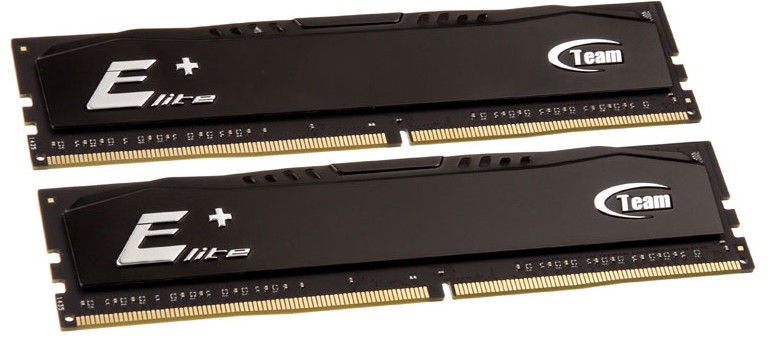 Operatīvā atmiņa (RAM) Team Group Elite Plus Black, DDR4, 8 GB, 2133 MHz