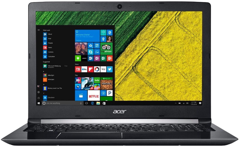 Portatīvais dators Acer Aspire 5 NX.GVLEP.003|1M21T, Intel® Core™ i5-7200U, 8 GB, 1120 GB, 15.6 ", Nvidia GeForce MX130, melna